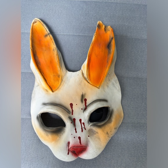 The Huntress Dead by Daylight Bunny Latex Mask Halloween costume prop - Picture 3 of 4